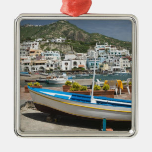 ITALIEN, Kampanien, (Neapelbukten), ISCHIA, Julgransprydnad Metall