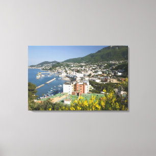 ITALIEN, Kampanien, (Neapelbukten), ISCHIA, LACCO Canvastryck