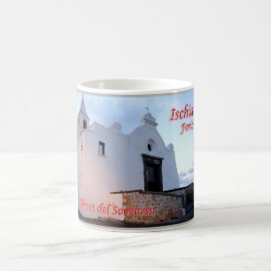 Italien - Kampanien - ön Ischia - Fori - Kaffemugg
