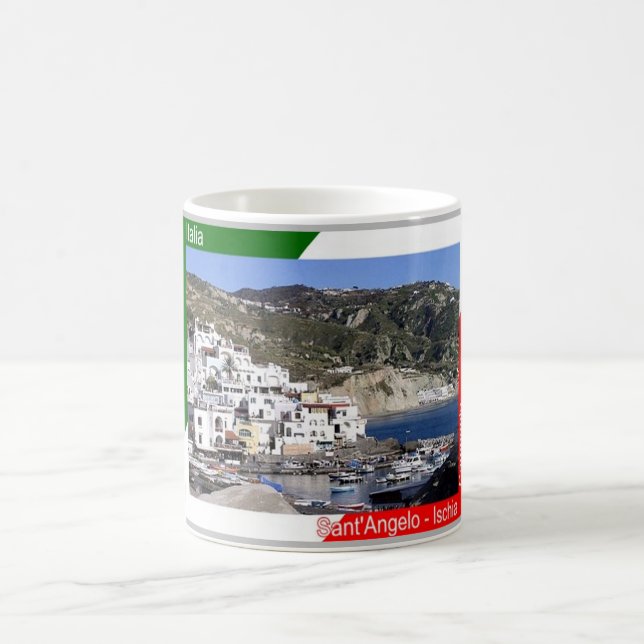 Italien - Kampanien - ön Ischia - Kaffemugg (Center)