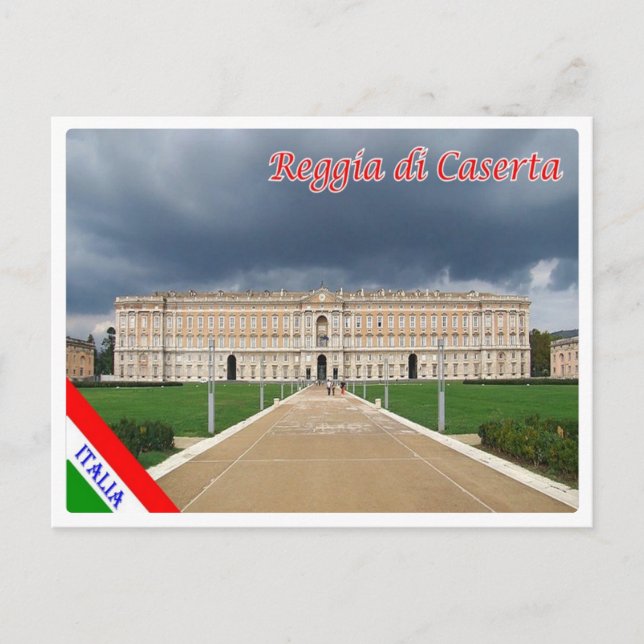 Italien - Kampanien - Reggia di Caserta - Vykort (Framsida)