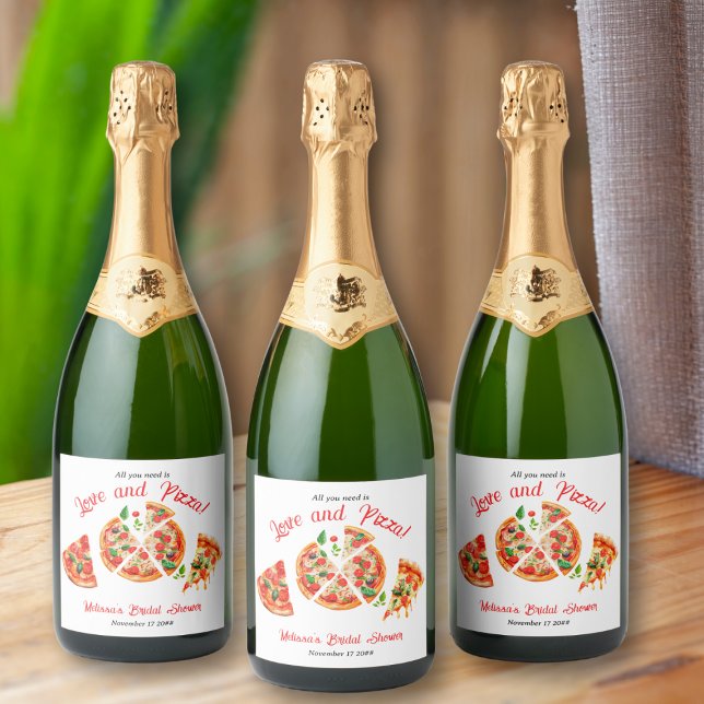 Italien kärlek & Pizza Party Slice Bröllopsfest (Skapare uppladdad)