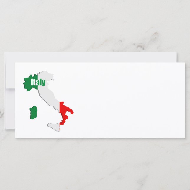 Italien karta (Framsida)