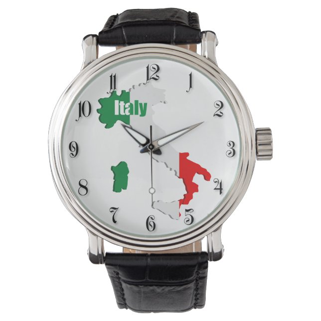 Italien karta armbandsur (Framsida)