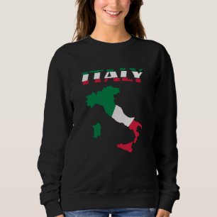 Italien Karta Italienska Italien T Shirt