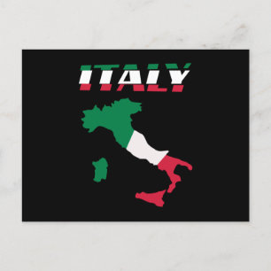 Italien Karta Italienska Italien Vykort