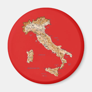 Italien Karta Magnet
