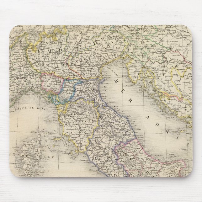 Italien Karta Musmatta (Framsidan)
