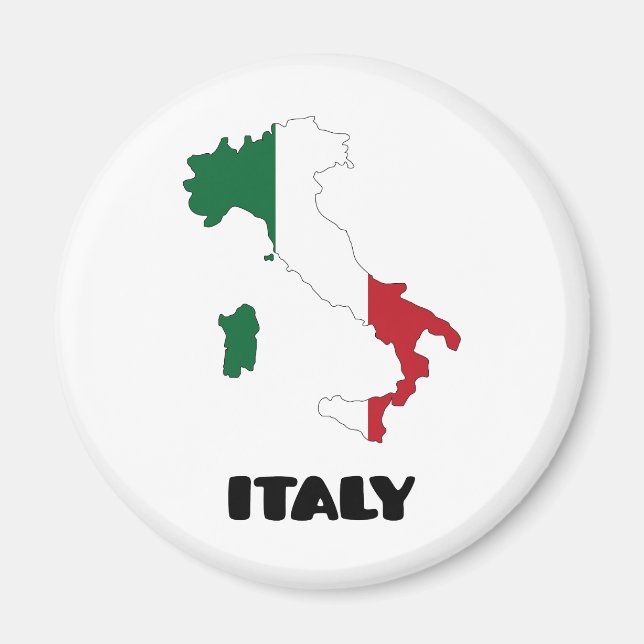 Italien / Kursiv Magnet (Framsidan)