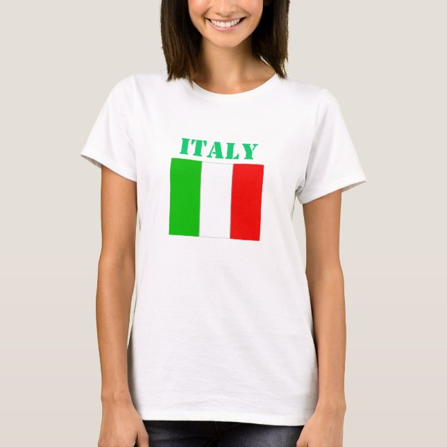Italien Kvinnors T-shirt (Framsida)
