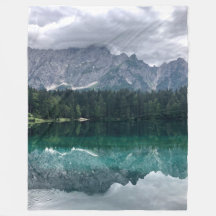 Italien Laghi Di Fusine Fleece Blanket