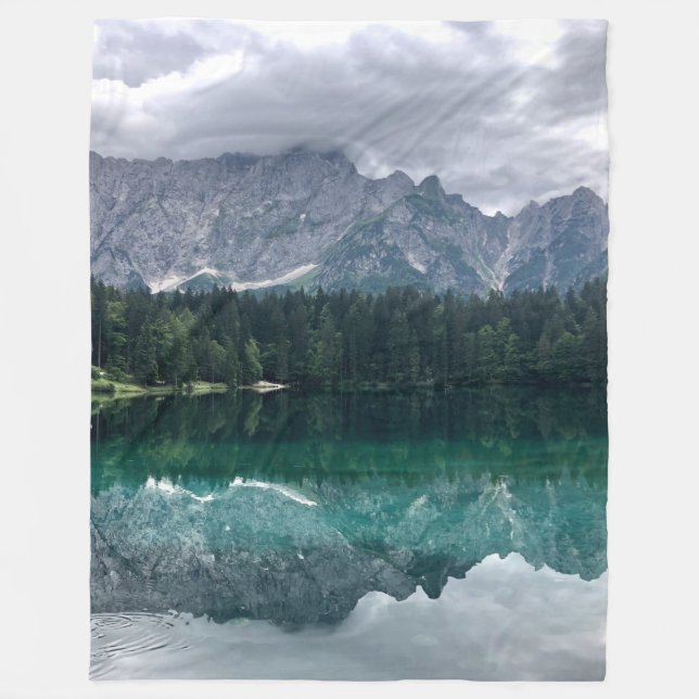 Italien Laghi Di Fusine Fleece Blanket (Framsidan)