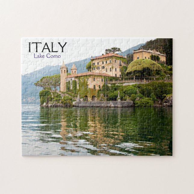 Italien Lake Como Pussel (Horisontell)