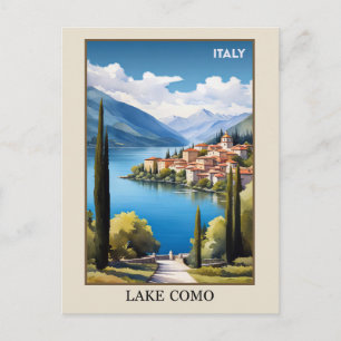 Italien Lake Como Vintage Resa Vykort