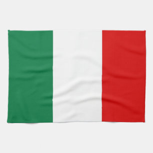 italien land flagga handduk kökshandduk