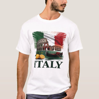Italien Landmark Passion T-Shirt Design