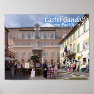 Italien - Latium - Castel Gandolfo - Papal Papal - Poster