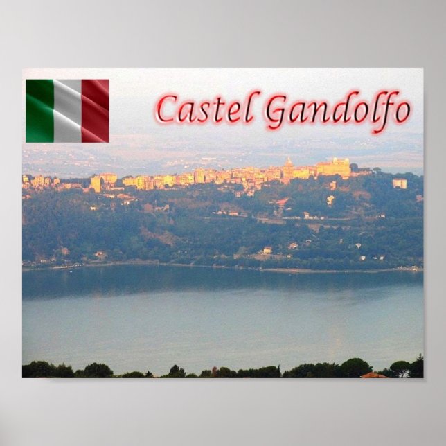 Italien - Latium - Castel Gandolfo - Poster (Framsidan)