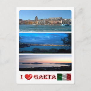 Italien - Latium - Gaeta - I Kärlek - Vykort