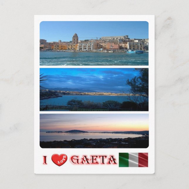 Italien - Latium - Gaeta - I Kärlek - Vykort (Framsida)