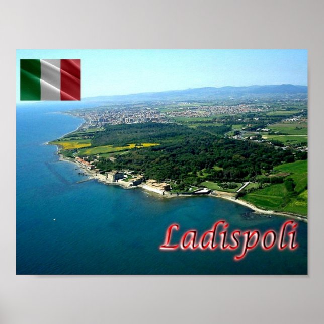 Italien - Latium - Ladispoli - Poster (Framsidan)