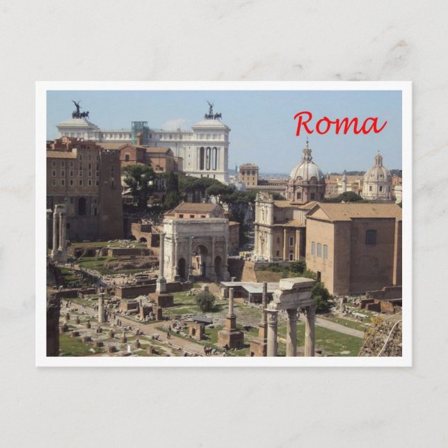 Italien - Latium - Rom - Foro Romano - Vykort (Framsida)
