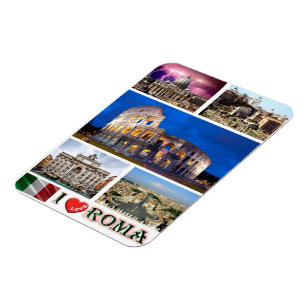Italien - Latium - Rom - I Kärlek - Magnet