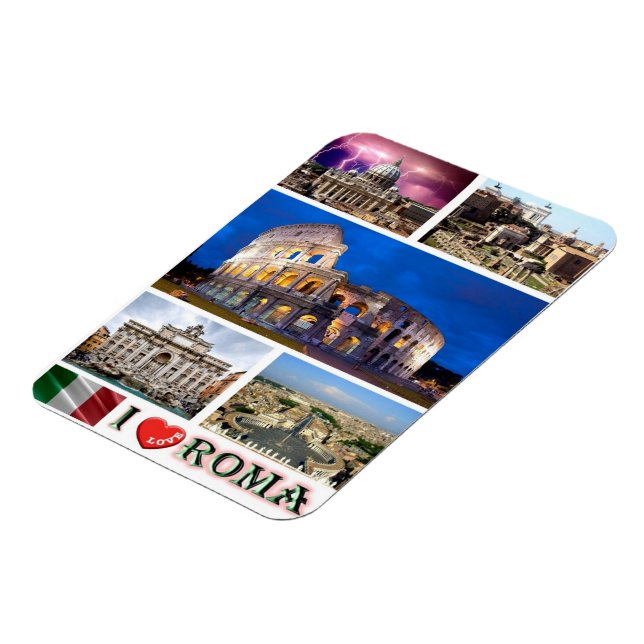 Italien - Latium - Rom - I Kärlek - Magnet (Vänstra Sidan)