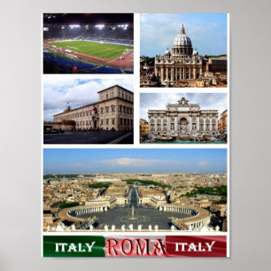 Italien - Latium - Rom - Poster