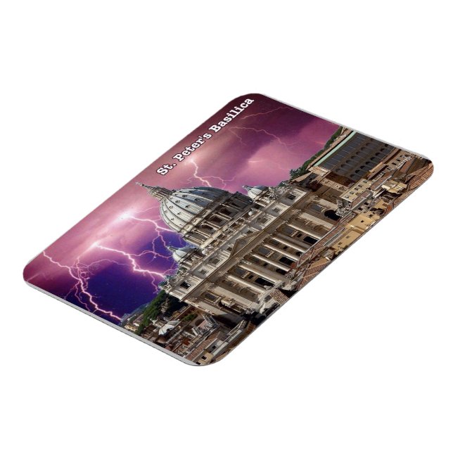 Italien - Latium - Rom - St Peter's Basilica - Magnet (Vänstra Sidan)