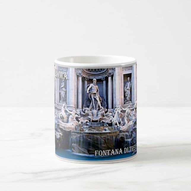 Italien - Latium - Rom - Trevi Fontän - Kaffemugg (Center)