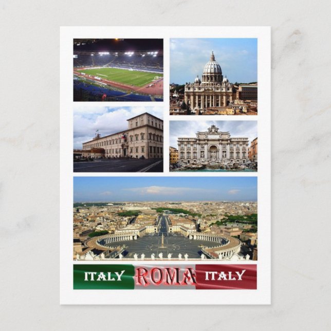 Italien - Latium - Rom - Vykort (Framsida)