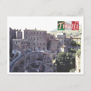 Italien - Latium - Tivoli - Gamla staden - Vykort