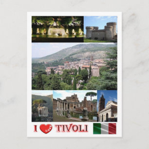 Italien - Latium - Tivoli - I Kärlek - Vykort