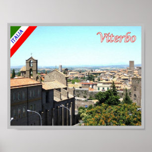Italien - Latium - Viterbo - Poster