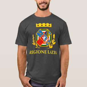 Italien Lazio Flagga T Shirt