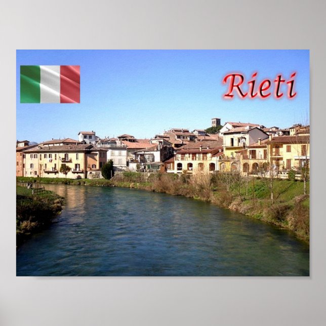 Italien - Lazio - Rieti - Velino River - Poster (Framsidan)