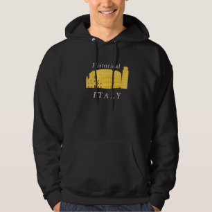 Italien Leaning Torn i Pisa Colosseum Rom Milano C Hoodie