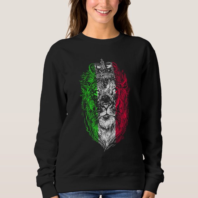Italien Lejonhuvud T Shirt (Framsida)