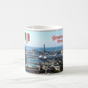Italien - Ligurien - Genua - Harbour - Kaffemugg