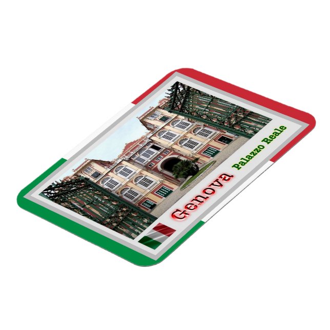 Italien - Ligurien - Genua - Royal Palace - Magnet (Vänstra Sidan)