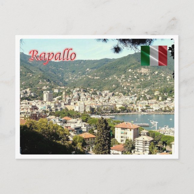 Italien - Ligurien - Rapallo - Vykort (Framsida)