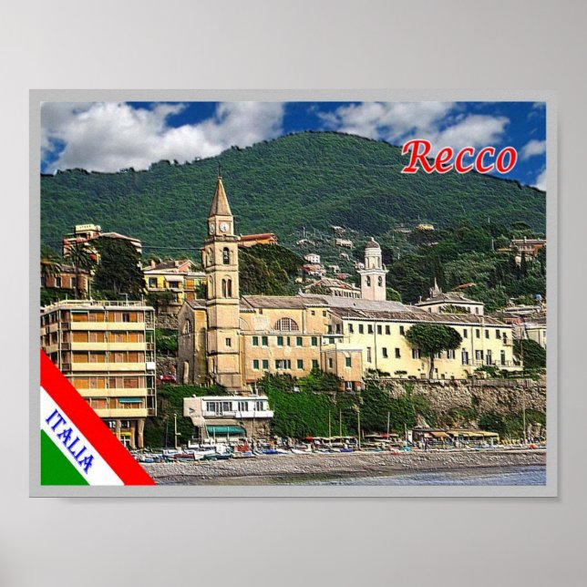 Italien - Ligurien - Recco - Poster (Framsidan)