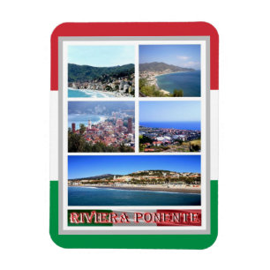 Italien - Ligurien - Riviera Ponente - Mosaic - Ma Magnet
