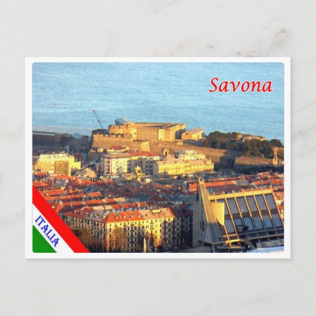 Italien - Ligurien - Savona - Vykort (Framsida)