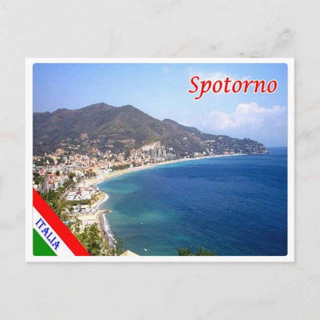 Italien - Ligurien - Spotorno - Vykort (Framsida)