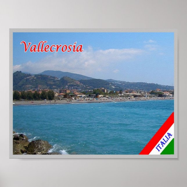 Italien - Ligurien - Vallecrosia - Poster (Framsidan)
