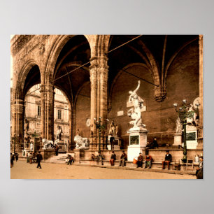 Italien Loggia dei Lanzi Florence Tuscany Poster