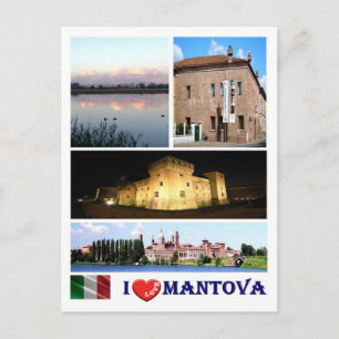 Italien - Lombardiet - Mantova - I Kärlek - Vykort