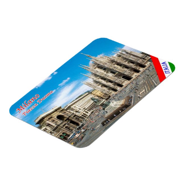 Italien - Lombardiet - Milano - Duomo Square - Magnet (Vänstra Sidan)